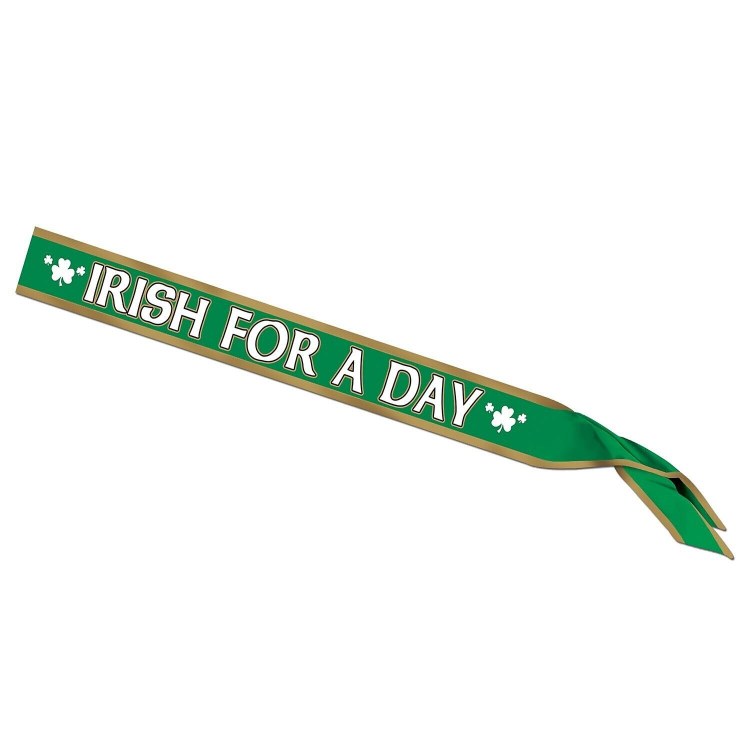 Irish For A Day Sash