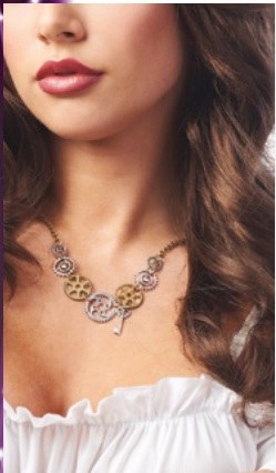 Necklace Steampunk Key