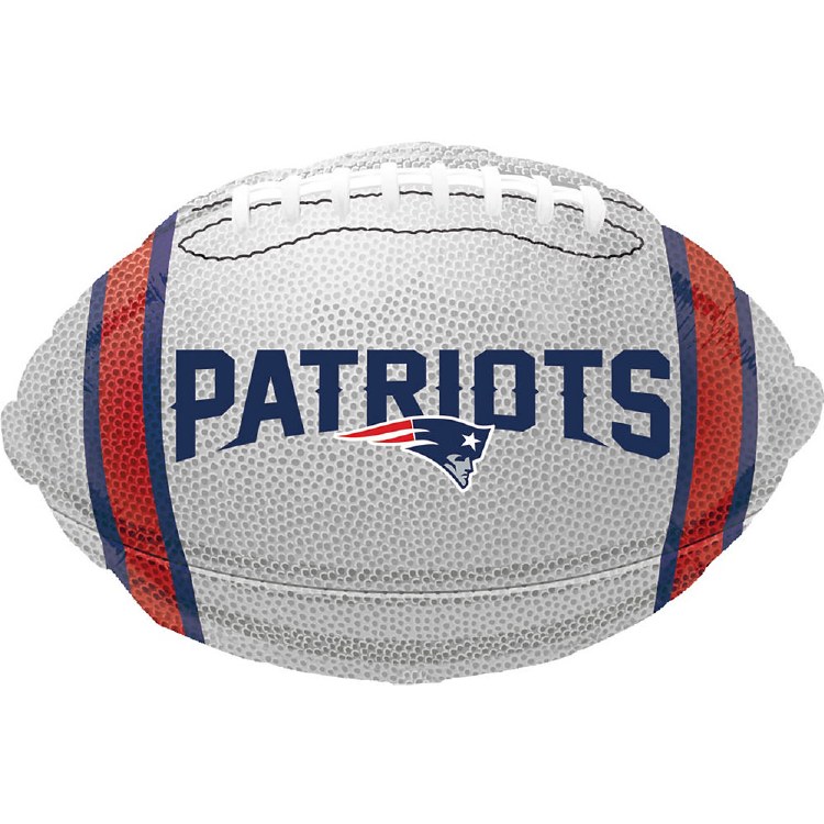 Sports, Football Patriots Shape • Standard Size 18&quot; Mylar Helium Balloon