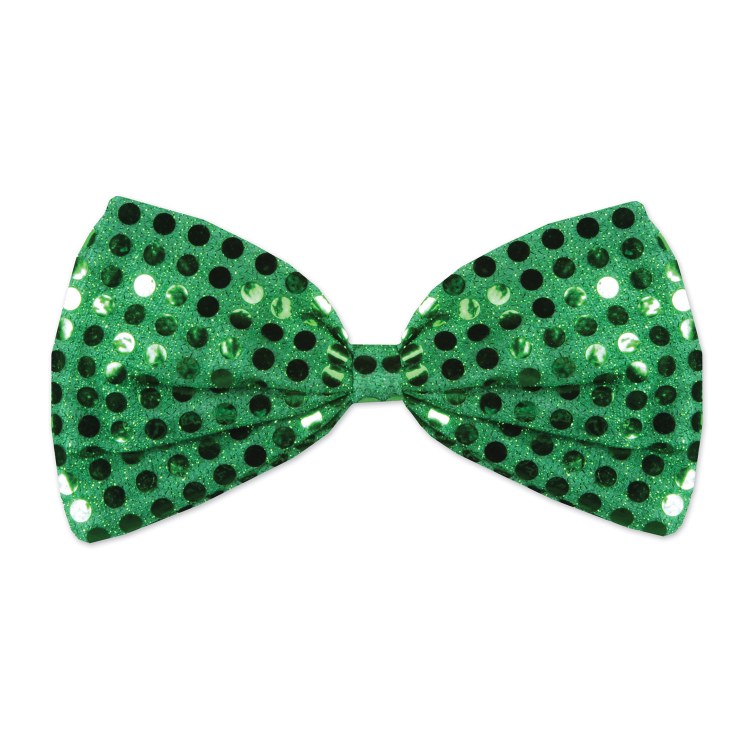 Glitz 'N Gleam Green Bowtie