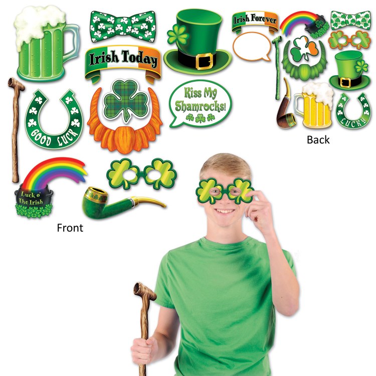 St. Patrick's Day Photo Props ~ 12 Pieces