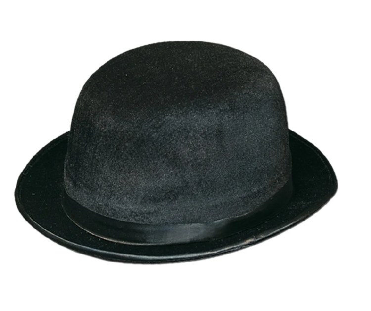 Hat Derby Vel-Felt Blk