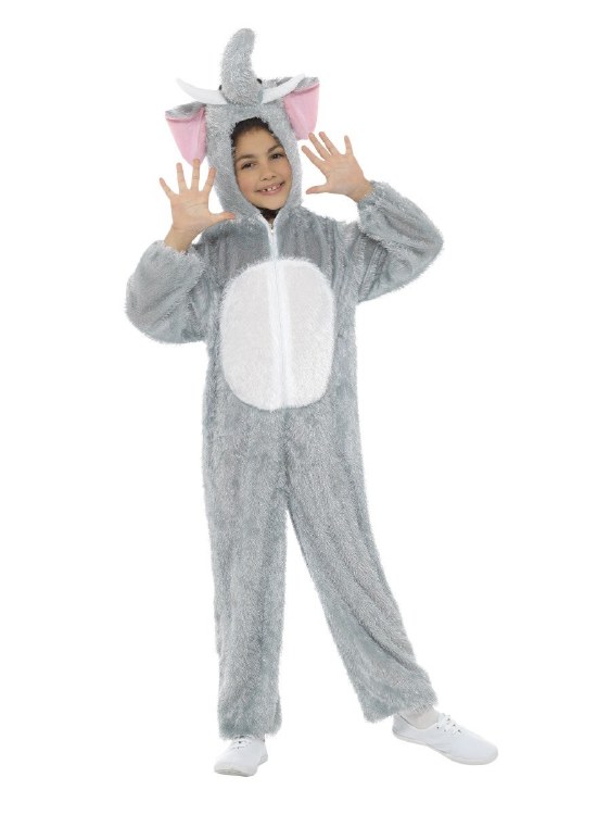 Elephant Onesie Grey Child Small