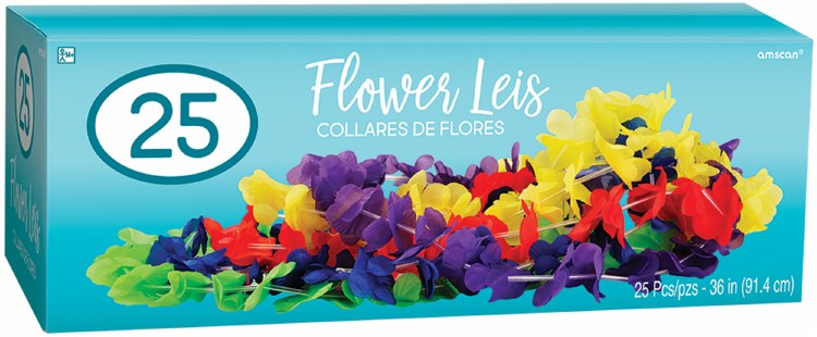 Leis Flower Multi 25pk