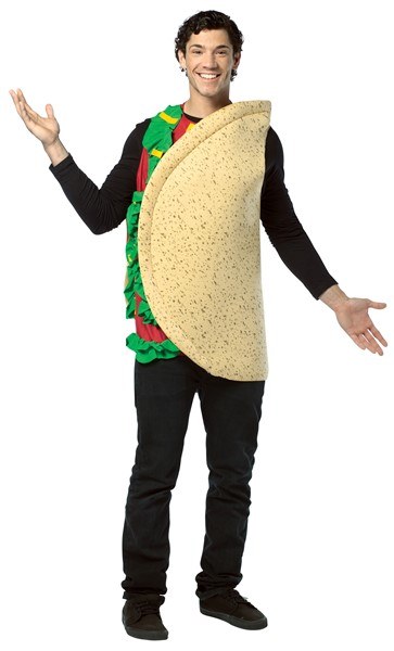Taco Costume Adult Standard Size