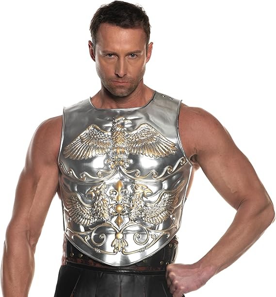 Armor Gladiator Chest Metallic