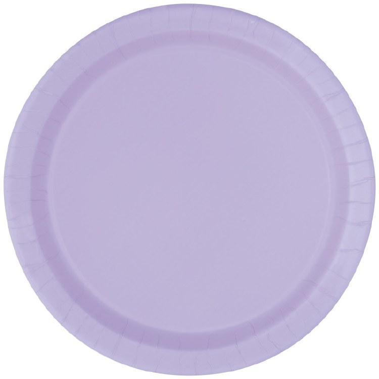 Lavender 7" Plates 20ct
