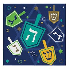 Hanukkah Icons Beverage Napkins