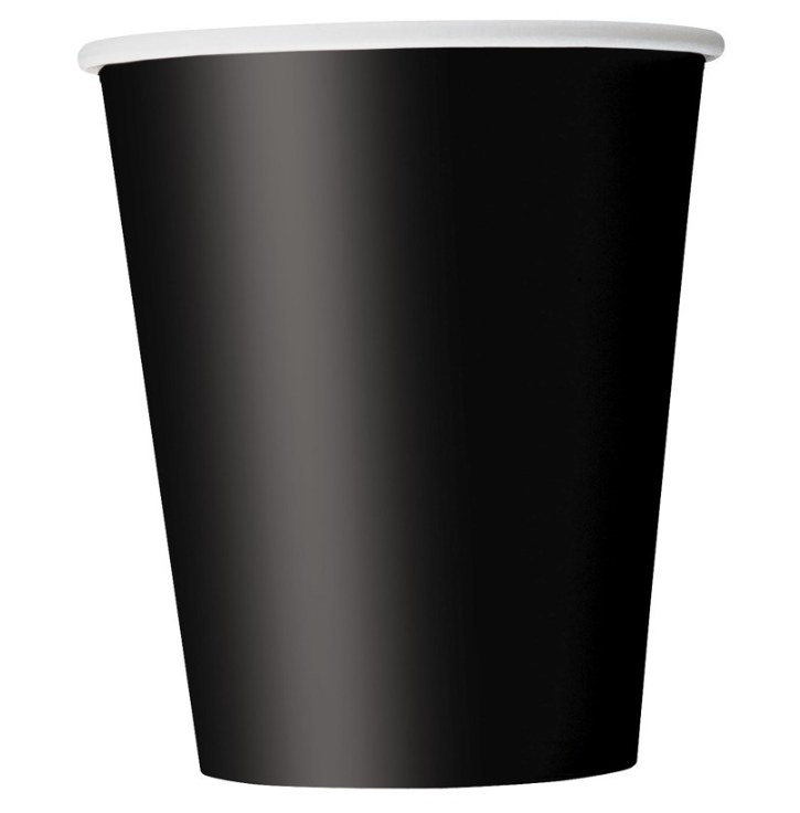 Black 9oz H/C Cup 8ct