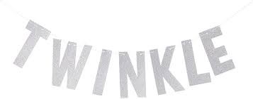 Twinkle Silver Banner