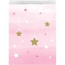 One Little Star Pink Treatbags 10ct