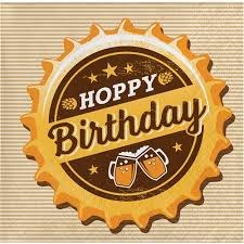 Hoppy Birthday Beer Beverage Napkins 16ct