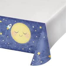 To the Moon Plastic Tablecover