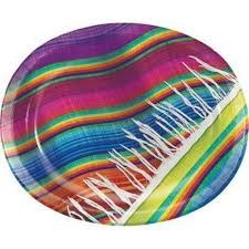 Serape Oval Platter 8ct