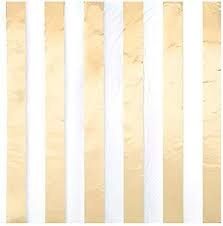 Gold Stripe Foil Lunch Napkins