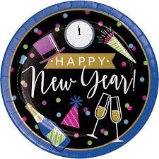 New Year Cheers 9in Plate