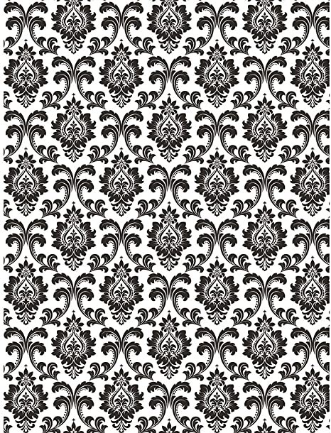 Photo Backdrop Damask 4.5ftx6ft