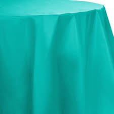 Teal Lagoon Round Tablecover