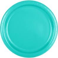 Teal Lagoon 9in Paper Plate 24ct
