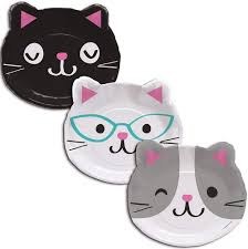 Purr-Fect 9" Plates 8ct
