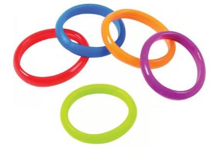 Rings Neon Mini 144pk
