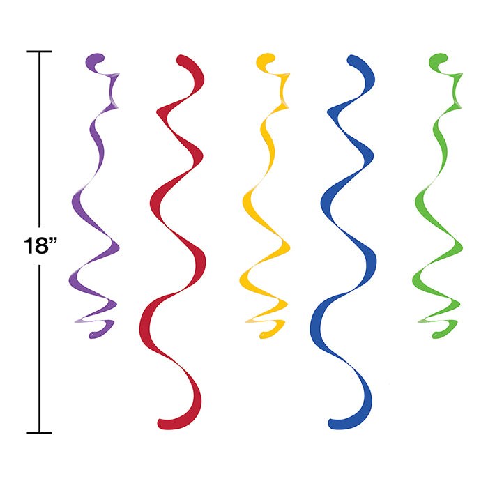 Dizzy Danglers Primary Rainbow