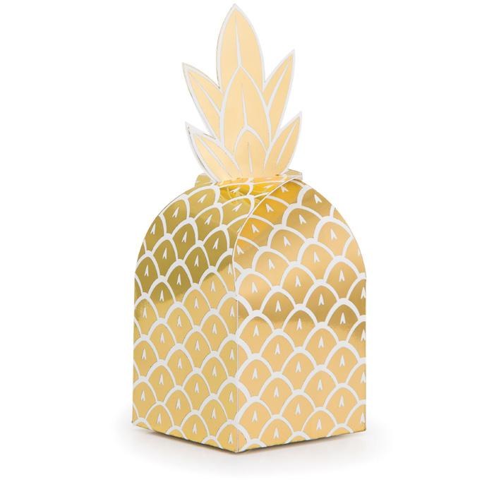 Pineapple Wedding Favor Boxes 8ct