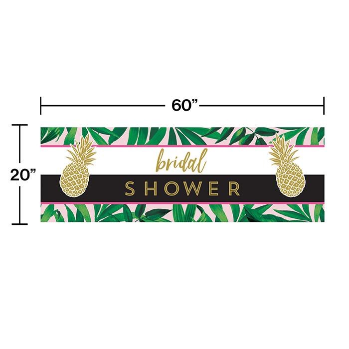 Pineapple Wedding Giant Banner