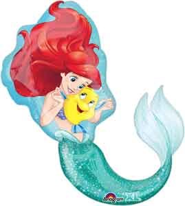 The Little Mermaid • Jumbo 34" Mylar Balloon