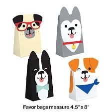 Dog Party Treat Bags 8ct