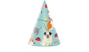 Dog Party Cone Hats 8ct