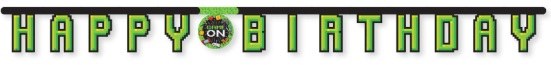 Gaming Party Birthday Banner