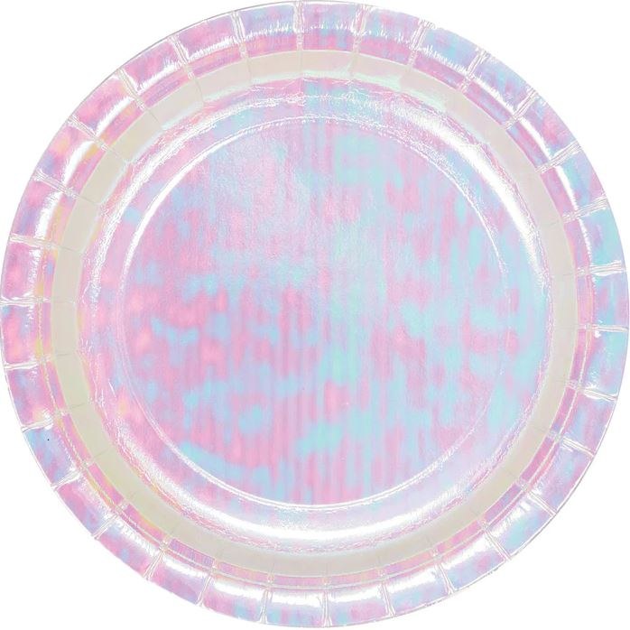 Iridescent 7" Plates