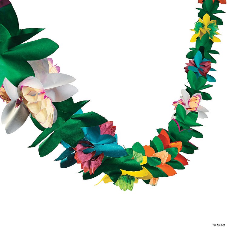 Paper Tissue Flower Garland