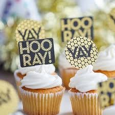 Yay/Hooray Cupcake Picks 12ct