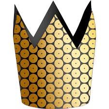 Crowns Paper Gold 8pk