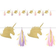 Unicorn Sparkle Garland Banner 1pc