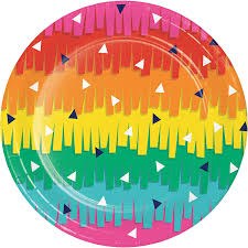 Fiesta Fun 7" Plate 8pk