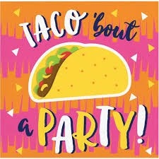 Taco Bout A Party Beverage Napkin 16ct