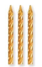 Candles Gold Spiral 24ct