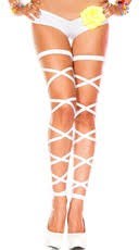 Leg Wrap Elastic White