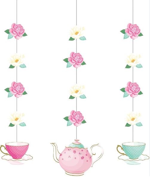 Tea Party Hanging String Decor