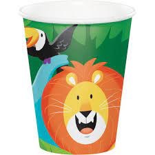 Jungle Safari Cup 8pc