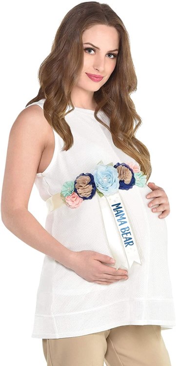 Bear-ly Wait Bump Sash