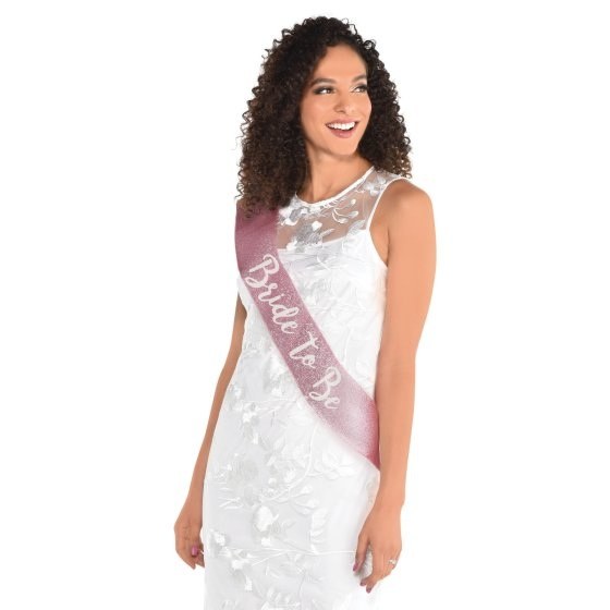 Sash Bride to Be Rose Gold