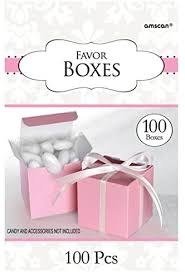 Favor Boxes Pink Pastel 100ct
