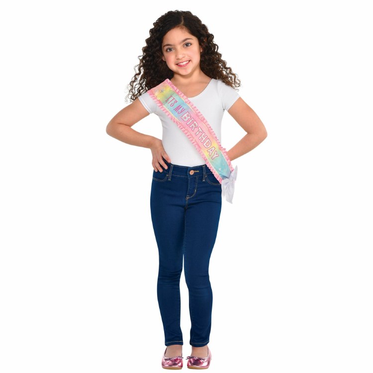 Pastel Birthday Sash Kids