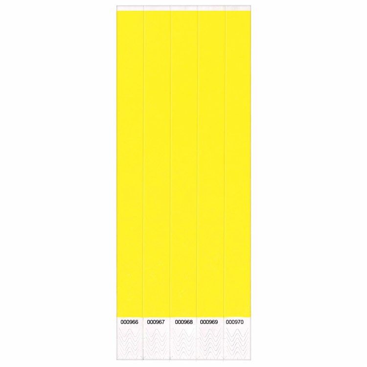 Wristbands 250ct Solid Yellow