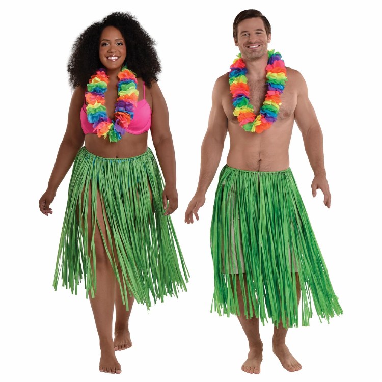 Adult Green Hula Skirt XL