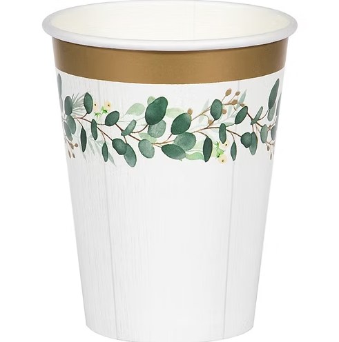 Eucalyptus Greens 9oz Cups